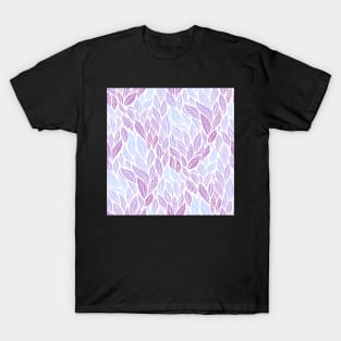 Abstract Pattern with Floral Motifs T-Shirt